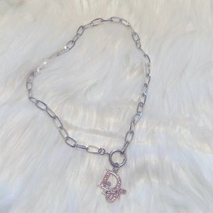 16” 925 paperclip chain